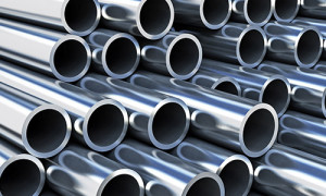 An image of Stainless Steel Pipes stacked